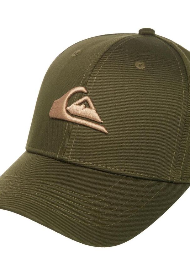 Quiksilver - Czapka Snapback dla Chłopcy DECADES Brązowy. Kolor: zielony. Materiał: tkanina, poliester, bawełna