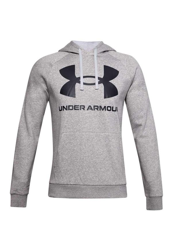 Bluza treningowa treningowa męska Under Armour Rival Fleece Big Logo HD. Kolor: szary. Sport: fitness
