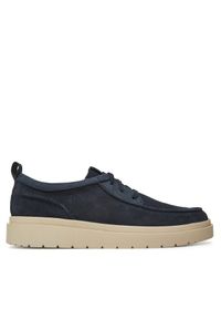 Półbuty Clarks. Kolor: niebieski