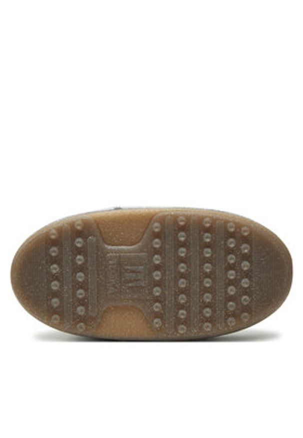 Moon Boot Śniegowce Icon Low Glitter 80D1409440 Srebrny. Kolor: srebrny. Materiał: skóra