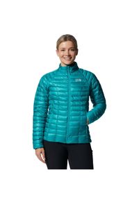 MOUNTAIN HARDWEAR - Damska kurtka turystyczna Mountain Hardwear Ghost Whisperer/2. Kolor: zielony. Sport: turystyka piesza #1
