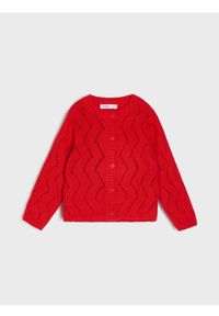 Sinsay - Bawełniany sweter - czerwony. Kolor: czerwony. Materiał: bawełna #1