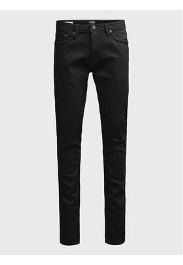 Jack & Jones - Jack&Jones Jeansy Glenn Felix 12113450 Czarny Slim Fit. Kolor: czarny