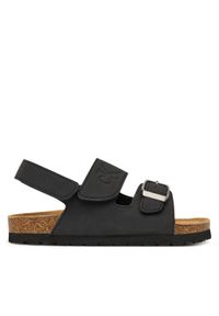Calvin Klein Sandały Velcro V3X2-83328-0315 S Czarny. Kolor: czarny. Materiał: skóra #1