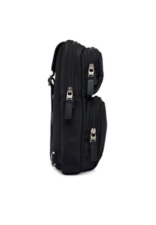 Calvin Klein Saszetka Clean Square LV04D3377G Czarny. Kolor: czarny. Materiał: materiał