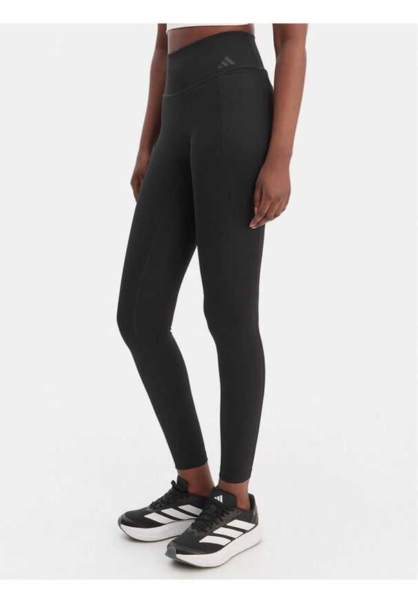 Adidas - adidas Legginsy Optime Workout KA0186 Czarny Slim Fit. Kolor: czarny. Materiał: syntetyk