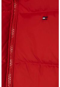 TOMMY HILFIGER - Tommy Hilfiger kurtka puchowa dziecięca kolor czerwony. Okazja: na co dzień. Kolor: czerwony. Materiał: puch. Styl: casual #3