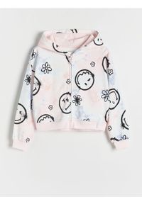Reserved - Bluza z aplikacją SmileyWorld® - wielobarwny. Materiał: bawełna. Wzór: aplikacja #1