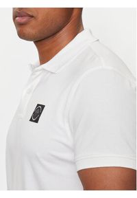 Petrol Industries Polo M-1040-POL945 Biały Slim Fit. Typ kołnierza: polo. Kolor: biały. Materiał: bawełna #5