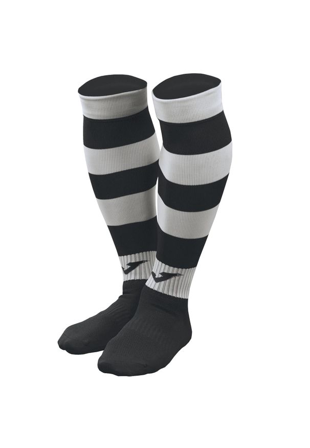 Getry piłkarskie Joma Zebra II czarno-biały. Kolor: czarny. Wzór: motyw zwierzęcy. Sport: piłka nożna