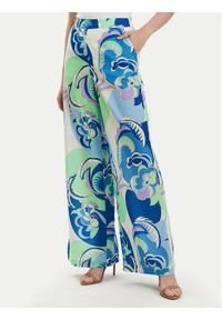 Gaudi Spodnie materiałowe 411FD25011 Niebieski Relaxed Fit. Kolor: niebieski. Materiał: syntetyk
