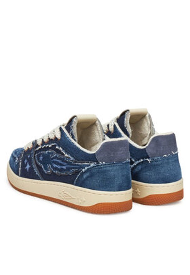 Enterprise Japan Sneakersy BB5003 TX342 Granatowy. Kolor: niebieski. Materiał: materiał