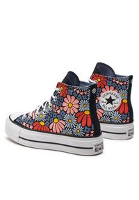 Converse Trampki Chuck Taylor All Star Lift Platform Floral A08112C Kolorowy. Materiał: materiał. Wzór: kolorowy. Obcas: na platformie