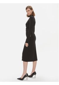 Pinko Sukienka koktajlowa Alpha 102367 A1DE Czarny Slim Fit. Kolor: czarny. Materiał: wiskoza. Styl: wizytowy #4