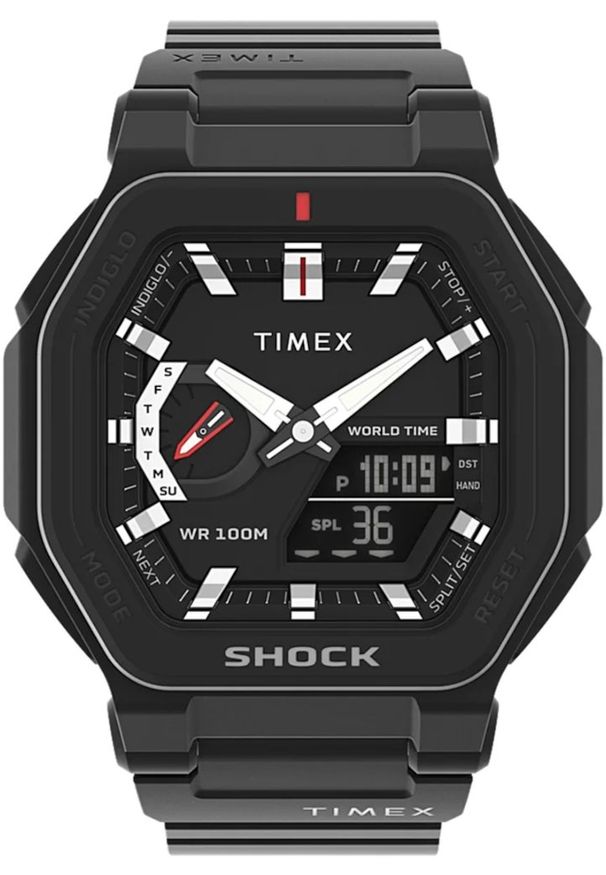 Timex - Zegarek Męski TIMEX Command Encounter TW2V35600. Rodzaj zegarka: analogowe. Materiał: tworzywo sztuczne. Styl: sportowy