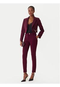Rinascimento Bolerko CFC0126215003 Bordowy Regular Fit. Kolor: czerwony. Materiał: syntetyk