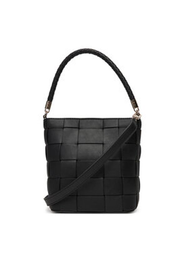 Guess Torebka Maylee HWWG96 61030 Czarny. Kolor: czarny. Materiał: skórzane