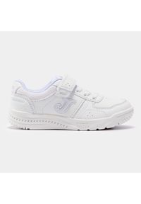 Buty do chodzenia dla dzieci Joma Harvard. Zapięcie: rzepy. Kolor: biały. Materiał: guma, materiał, skóra, syntetyk. Szerokość cholewki: normalna. Sport: turystyka piesza