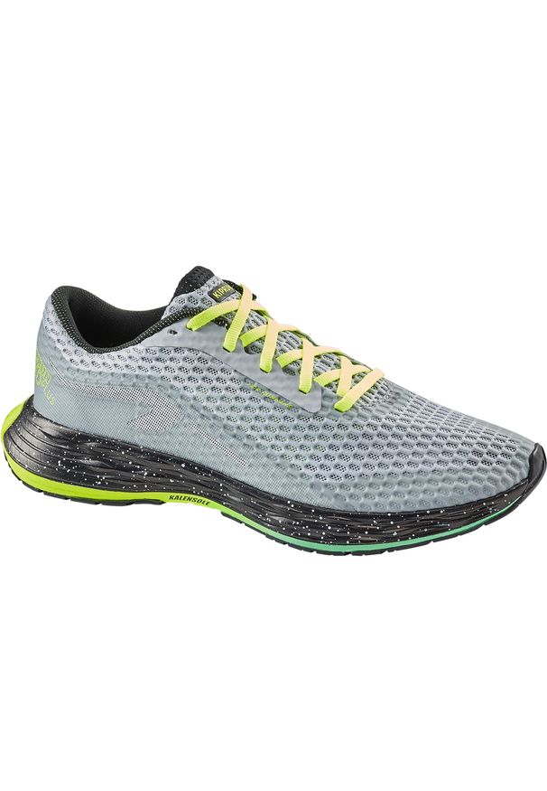 KIPRUN - Buty do biegania męskie Kiprun KD500. Kolor: czarny, wielokolorowy, szary. Wzór: geometria. Sport: bieganie