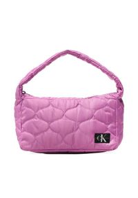 Calvin Klein Jeans Torebka Quilted Shoulder Bag IU0IU00388 Fioletowy. Kolor: fioletowy #1