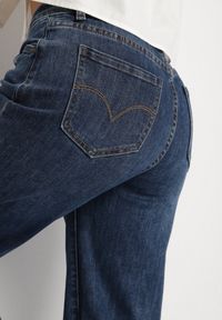 Born2be - Niebieskie Jeansy z Wysokim Stanem i Szeroką Nogawką Valimoss. Okazja: na co dzień. Stan: podwyższony. Kolor: niebieski. Styl: klasyczny, casual, elegancki #4