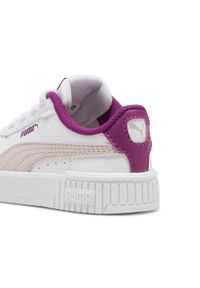 Puma - Niemowlęce sneakersy Carina 2.0 AC PUMA White Mauve Mist Magenta Gleam Pink. Kolor: wielokolorowy, różowy, biały