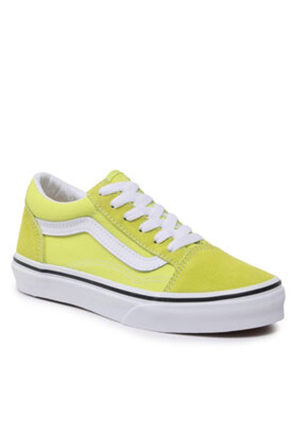 Vans Tenisówki Old Skool VN0A7Q5FZUD1 Zielony. Kolor: zielony. Materiał: zamsz, skóra