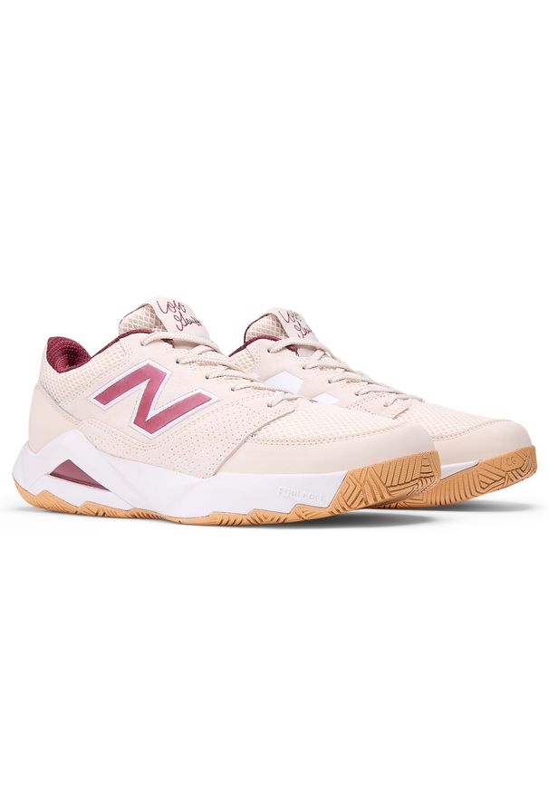 Buty męskie New Balance Coco Delray MCHCODUS – beżowe. Kolor: beżowy. Materiał: materiał, syntetyk, guma. Szerokość cholewki: normalna. Sport: tenis, fitness, bieganie