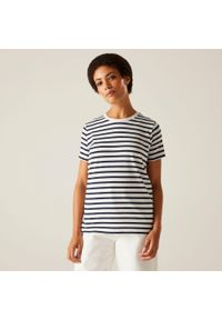 Regatta - Koszulka turystyczna damska Bayletta. Kolor: biały. Materiał: tkanina, jersey. Długość rękawa: krótki rękaw. Długość: krótkie #1