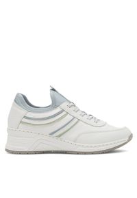 Rieker Sneakersy N4381-80 Biały. Kolor: biały #1