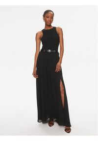 MICHAEL Michael Kors Sukienka wieczorowa MS482E97R3 Czarny Regular Fit. Kolor: czarny. Materiał: syntetyk. Styl: wizytowy