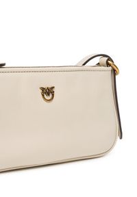 Pinko - PINKO Torebka Half Moon Baguette Mini AI 25-26 PLTT 105069 A0QO Écru. Kolor: kremowy. Materiał: skórzane #3