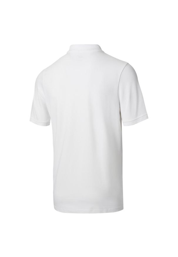 Puma Koszulka Polo Ess Pique 84722602. Typ kołnierza: polo. Kolor: biały. Długość rękawa: krótki rękaw. Długość: krótkie