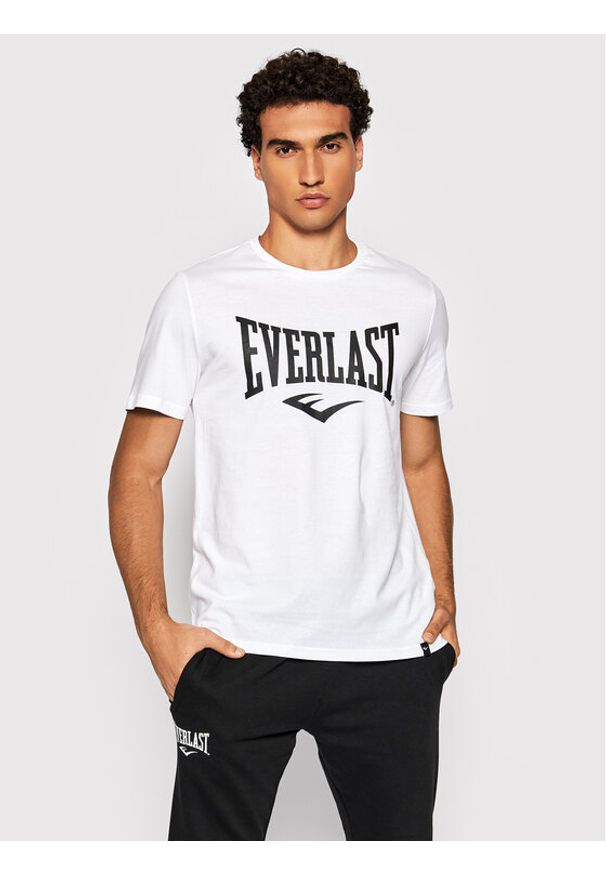 EVERLAST - Everlast T-Shirt 807580-60 Biały Regular Fit. Kolor: biały. Materiał: bawełna