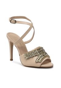 Sandały Eva Minge. Kolor: beżowy #1