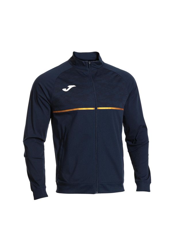 Bluza do biegania męska Joma Record III Full Zip. Kolor: niebieski