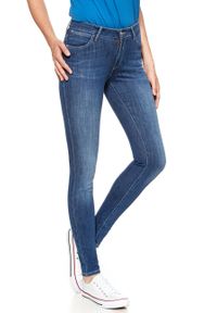Wrangler - WRANGLER SUPER SKINNY SUMMER SKY W29JGT12W 112128559. Długość: długie. Wzór: aplikacja, ażurowy. Sezon: lato. Styl: klasyczny, sportowy #2