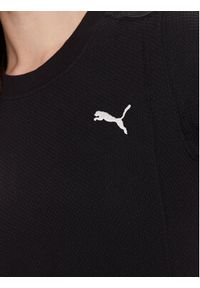 Puma T-Shirt Her 674063 Czarny Slim Fit. Kolor: czarny. Materiał: syntetyk