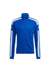 Adidas - Bluza piłkarska męska adidas Squadra 21 Training. Typ kołnierza: kołnierzyk stójkowy. Kolor: wielokolorowy, niebieski, biały. Materiał: materiał. Sport: piłka nożna #2