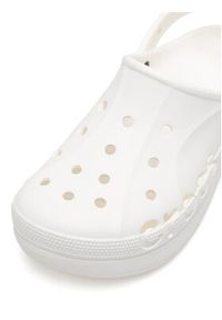 Crocs Klapki BAYA PLATFORM CLOG 208186-100 Biały. Kolor: biały. Obcas: na platformie #4