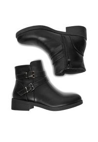 DeeZee Botki LZP05 Czarny. Kolor: czarny. Materiał: materiał #2