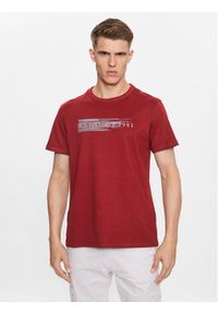 Guess T-Shirt M3YI89 K8FQ4 Czerwony Regular Fit. Kolor: czerwony. Materiał: bawełna