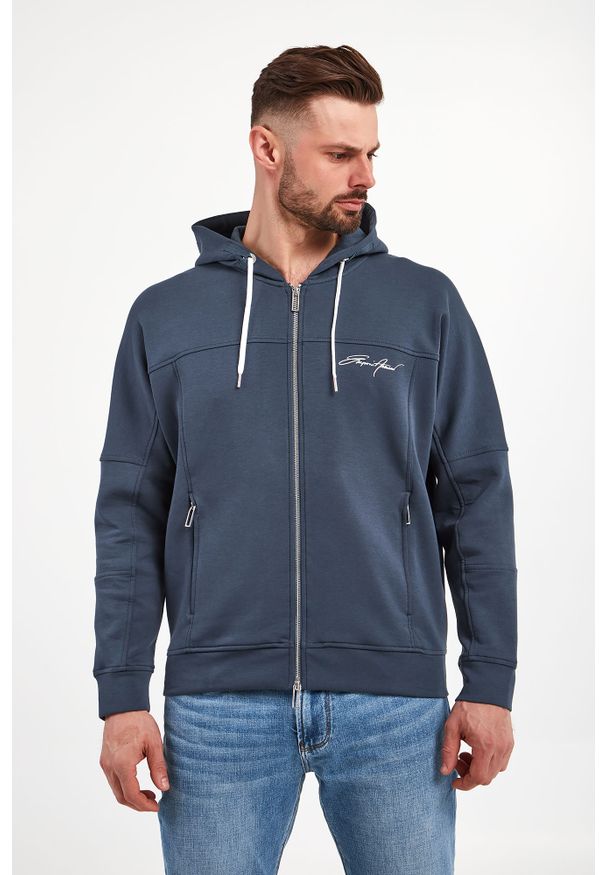 Emporio Armani - Bluza EMPORIO ARMANI. Typ kołnierza: kaptur. Wzór: nadruk