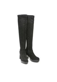 DeeZee Kozaki WS19343-01 Czarny. Kolor: czarny. Materiał: materiał #7