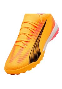 Buty piłkarskie Puma Ultra Match Tt M 107757 03 pomarańczowe. Kolor: pomarańczowy. Materiał: materiał, dzianina, guma. Szerokość cholewki: normalna. Sport: piłka nożna #5