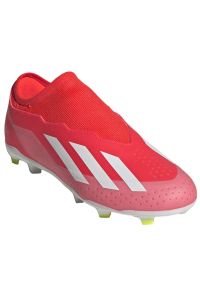 Adidas - Buty piłkarskie adidas X Crazyfast League Ll Fg Jr IF0688 czerwone. Kolor: czerwony. Materiał: syntetyk, guma. Sport: piłka nożna #5