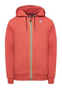K-Way Bluza Arnel K4115ZW Czerwony Regular Fit. Kolor: czerwony. Materiał: bawełna #3