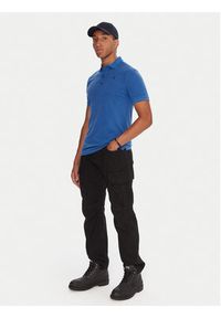 G-Star RAW - G-Star Raw Polo Dunda D11595-D756 Niebieski Slim Fit. Typ kołnierza: polo. Kolor: niebieski. Materiał: bawełna #4
