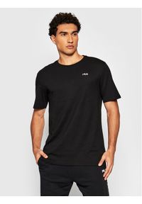 Fila T-Shirt Edgar 689111 Czarny Regular Fit. Kolor: czarny. Materiał: bawełna