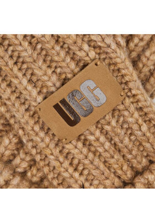 Ugg Rękawiczki dziecięce K Chunky Mitten 100030 Beżowy. Kolor: beżowy. Materiał: materiał, akryl